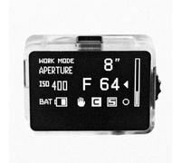 Photography Light Meter, 30°FOV Ambient Light Digital Exposure Meter, with Large OLED Screen, Cold Shoe Mount, Rechargeable 20H Battery Life, for Vintage Film Cameras(A)