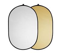 Photography Riflector Light Reflector Reflector Photo Riflettore 2-in 1 Design Pieghevole in Oro D'argento con Borsa da Trasporto per la Fotografia in Studio All'aperto (2 in 1)