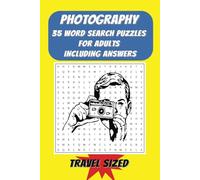 Photography Theme Word Search for Adults: A fun word search about photography