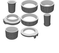 Photography Training Tool with ISO Ring Lock for Light Metering