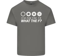 Photography What The F Stop Maglietta Per Fotografi Bambini Ragazzi E Ragazze