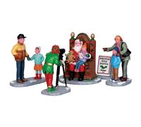 Photos with Santa'set of 5 Vail Village Lemax Cod 22032