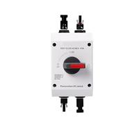 Photovoltaic Solar DC Isolation Switch Outdoor PV Solar Switch 4P 1000V 32A Rotating Handle IP66 EKD7 EKFBQBGW(MC4 Connection)
