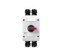 Photovoltaic Solar DC Isolation Switch Outdoor PV Solar Switch 4P 1000V 32A UKPM Rotating Handle IP66 EKD7 BIANMTSW(MG25 Connection)