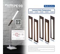 Phottix PE98 Lampada LED da Tavolo - Luce Regolabile per Foto e Video
