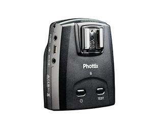 Phottix-Telecomando a distanza per flash 89072 ricevitore Telecomando per Canon, colore: nero