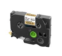 PHOVYAFI 10 pezzi 12 mm di nastro laminata compatibile con etichette per i modelli 231 131 335 431 531 631 731 831 931 M31(Black on Gold)