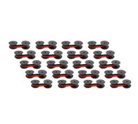 PHOVYAFI 10 pezzi compatibili compatibili con un nastro di carbonio da macchina da scrivere nera per registrazione di cassa e cartuccia di inchiostro calcolatrice.(Black Red 20pcs)