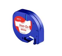 PHOVYAFI 10 pezzi di ferro su tessuto Accessori per creazione di nastri etichetta etichetta etichetta etichetta compatibile con Lt 100h Direct Delivery(Red on White)