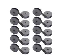 PHOVYAFI 10pcs/20pcs Universal GR1 GR-1 Nastro GR1 Din2103 Nastro da scrivere da una macchina da scrivere 1/2 pollice compatibile con il nastro di digitazione Olympia nero/rosso(Black 10pcs)