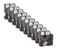 PHOVYAFI 12mm Black on White Label Cartidge compatibile con etichette 4200 5000 5200