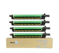 PHOVYAFI 1pc Cymk Color Drum Gruppo compatibile con C250i C300I C360I C7130i Coper unità per un massimo di 100000 pagine