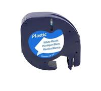 PHOVYAFI 20pcs 12mmx4m etichetta nastro compatibile con modelli di plastica LT-100H LT-100T 91331 91201 12267 18769 18771(20PCS Black on White)