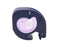 PHOVYAFI 20pcs 12mmx4m etichetta nastro compatibile con modelli di plastica LT-100H LT-100T 91331 91201 12267 18769 18771(20PCS Black on Clear)