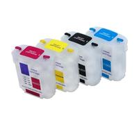 PHOVYAFI 4 pezzi compatibile set for 82 82 cartuccia a inchiostro di ricarica for la stampante Desngijet 510 con chip permanente