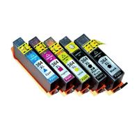 PHOVYAFI 4pcs cartucce di inchiostro magnetico compatibili con 364 5510 5515 6510 B010A B109 B110A B110C B110E B209 B210 Stampante 364XL