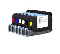 PHOVYAFI 5pcs 2588 cartuccia a inchiostro compatibile con stampanti a getto d'inchiostro a portata porta portatile inchiostro solvente veloce in rosso e blu per G1309s IQ800(5PK Green)