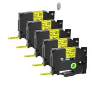 PHOVYAFI 5pk Torbo del tubo di rimpasto di calore HSE-231 Compatibile con PT-E550W E300 PT1000 Etichetta stampante(HSE-631)