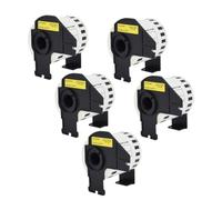 PHOVYAFI 62 mm x 15,24 m DK-22606 Etichette di carta termica compatibili con stampanti come QL1060N QL1050 1050N QL-500 QL-550 QL-560 570 580(5 Roll)