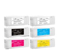 PHOVYAFI 6pcs Set di cartucce per inchiostro ricaricabile compatibile con T7251 T7252 per F2000 F2100 F2130 F2140 F2150 F2160 Stampanti