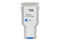 PHOVYAFI 730 cartuccia compatibile con inchiostro con chip 300 ml per designJet T1600 T1600DR T1700 T1700DR T2600 T2600DR(Cyan)