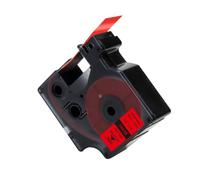 PHOVYAFI 9 MASCHIO Etichetta a colori 19mm compatibile con 18433 18445 18436 18439 18442 per i modelli di stampante 4200 5200(Black on Red)