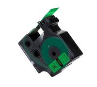 PHOVYAFI 9 MASCHIO Etichetta a colori 19mm compatibile con 18433 18445 18436 18439 18442 per i modelli di stampante 4200 5200(Black on Green)