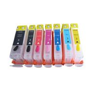 PHOVYAFI BCI3 BCI 6 PGI-3 Cartucce di inchiostro ricaricabili compatibili con IP3000 IP4000 MP760 MP780 MP790 IP3100 S630 S520 IP5000 MP750 S450(Empty 7)