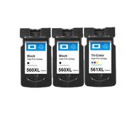 PHOVYAFI Cartucce di inchiostro CL561 XL compatibili per TS5350 TS7450 TS5351 TS5352(2Pack BK 1Pack Color)