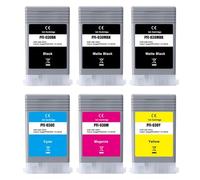 PHOVYAFI Cartucce di inchiostro compatibile PFI-030 con inchiostro da 55 ml per immagine Prograf TA20 TA30 con chip affidabile(6 Pieces)