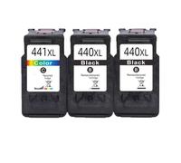 PHOVYAFI Cartucce di inchiostro compatibili per PG440 CL441 Adatto per MG3140 MG3540 MG3640 MG3640S MG4240(2 BK 1 Color)