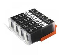 PHOVYAFI Cartucce di inchiostro compatibili per PGI550 CLI551 compatibile con MG6350 MG7150 IP8750 IP7250(4PCS Black)