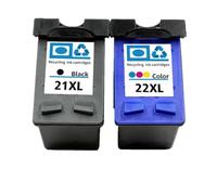 PHOVYAFI Cartucce di inchiostro di sostituzione compatibile per 21xl 22xl per deskjet F2180 F2280 F4180 F2200 F380(1bk and 1color)