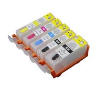 PHOVYAFI Cartucce di inchiostro ricaricabili da 5 colori compatibili con IP4820 IP4920 MX882 MG5120 MG5220 IX6520 IX6220 MG5320 MX892 Stampanti