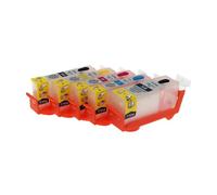 PHOVYAFI Cartucce di inchiostro ricaricabili da 5 pacchetto compatibili con PGI-820 CLI-821 per IP3680 IP4680 MP545 MP628 MP988 MX638 MX868