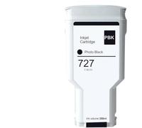 PHOVYAFI Cartuccia a inchiostro da 300 ml per 727xl compatibile con designJet T920 T930 T1500 T1530 T2500 T2530 Stampanti(PBK)