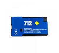 PHOVYAFI Cartuccia a inchiostro da 712 XL compatibile per designJet T650 T630 T250 T230 T210 Stampanti a getto d'inchiostro(Y 1PC)