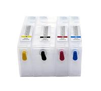 PHOVYAFI Cartuccia a inchiostro ricaricabile 4 colori PGI 1500 PGI1500 per MB2050 MB2050 MB2350 MB2750 Stampanti Works con alimentazione a inchiostro compatibile con chip ARC