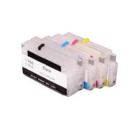 PHOVYAFI Cartuccia a inchiostro ricaricabile a 4 colori compatibile set con chip resettabile per la stampante a getto d'inchiostro T120 T120 T120