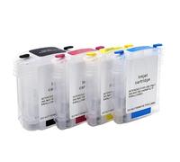 PHOVYAFI Cartuccia a inchiostro ricaricabile set 4 colori compatibile con stampante DesignJet 111 con chip per 82 11