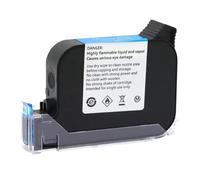 PHOVYAFI Cartuccia di inchiostro ad asciugatura rapida da 42 ml universali in verde blu rosso per stampanti a getto d'inchiostro portatile con altezza di stampa 12,7 mm(Black)