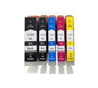 PHOVYAFI Cartuccia di inchiostro CLI-551 PGI-550 compatibile per stampanti IP7250 IX6850 MG5550 MG5650 MG6450 MG6650 MX725 MX925(5PCS)