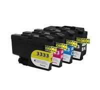 PHOVYAFI Cartuccia di inchiostro compatibile LC3333 per l'uso con DCP-J1100DW MFC-J1300DW Include CHIP(1 set 4pcs)