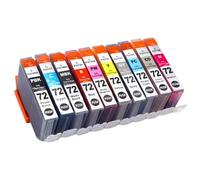 PHOVYAFI Cartuccia di inchiostro compatibile magnetico per PGI 72 PGI72 PGI-72 per l'uso con stampanti a getto d'inchiostro Pro 10 Pro 10S(1 Set)