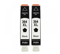 PHOVYAFI Cartuccia di inchiostro compatibile per 564 xl 564xl 546xl per PhotosMart D5445 C309A B109A B110A 6510 4610 4620(Black 2Pcs)