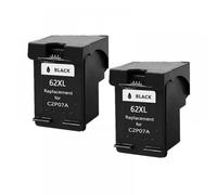 PHOVYAFI Cartuccia di inchiostro compatibile per 62xl per l'uso con 5540 5541 5542 5543 5544 5545 5546 5547 5548(2 Black)