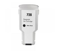 PHOVYAFI Cartuccia di inchiostro compatibile per designJet T730 T830 Stampanti 728 4 colori 300ml(300ML-Matte Black)