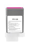 PHOVYAFI Cartuccia di inchiostro compatibile PFI120 per stampanti TM200 TM205 TM300 TM305 con set di inchiostro di pigmento(Magenta)