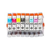 PHOVYAFI Cartuccia di inchiostro da 8 pezzi compatibile con CLI42 for la stampante Pro100 Pro100S