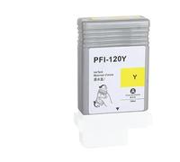 PHOVYAFI Cartuccia di inchiostro PFI-120 set compatibile con TM-200 TM200 TM-205 TM-300 TM-305 130 ml Inchiostro di pigmento 6 pezzi(YL)